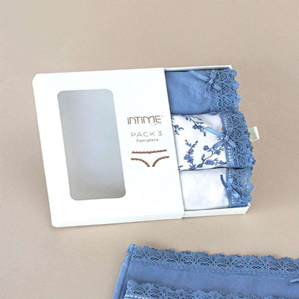 Pack 3 Pantaleta Caja Intime image number 6.0