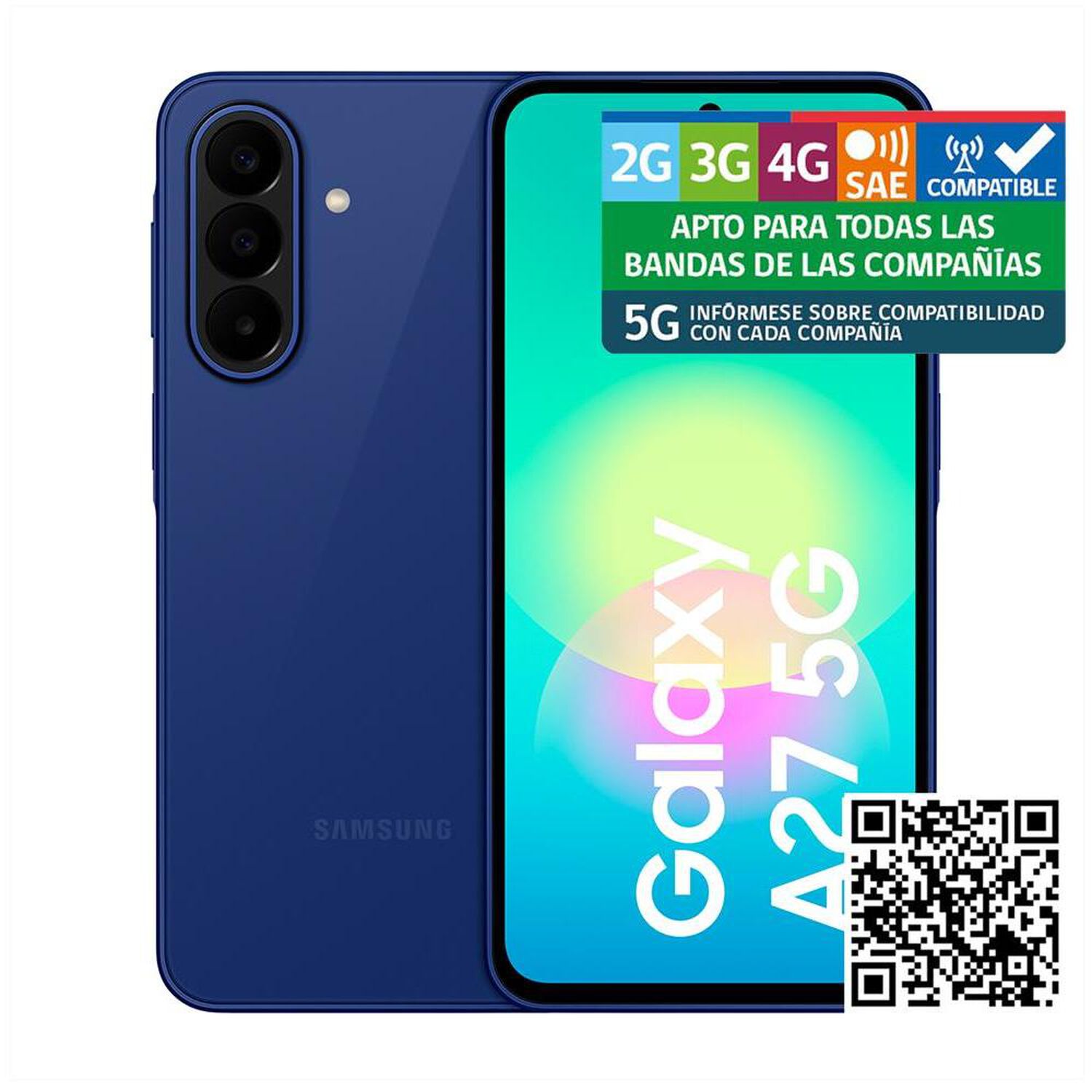 Smartphone Samsung Galaxy A27 / 5G / 128 GB / Blue / Liberado image number 11.0