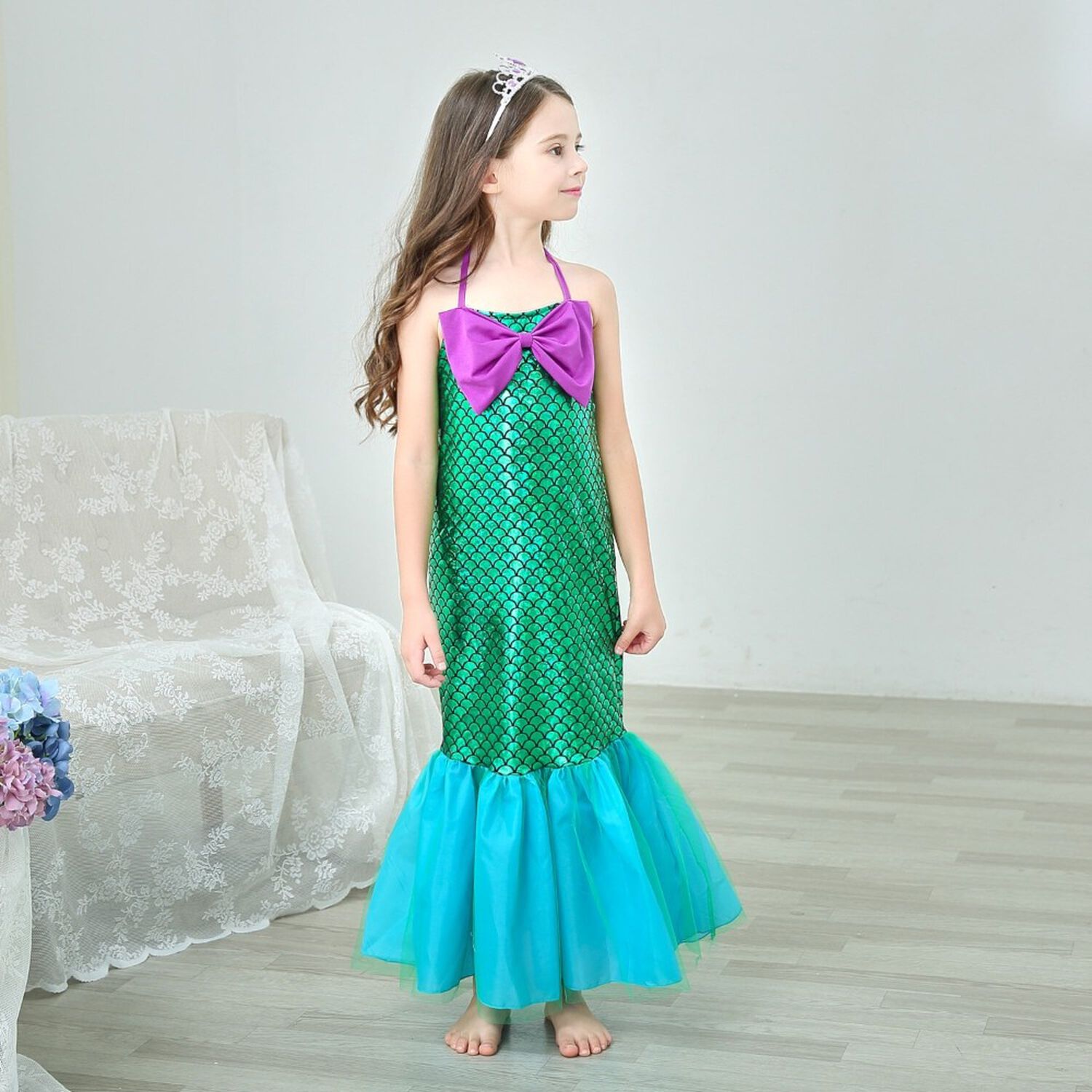 Disfraz Princesas Sirenita Ariel Para Ni&ntilde;a Disney image number 3.0