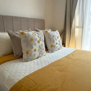 Set Mostaza Natural Girasol Boho - 7 Piezas King