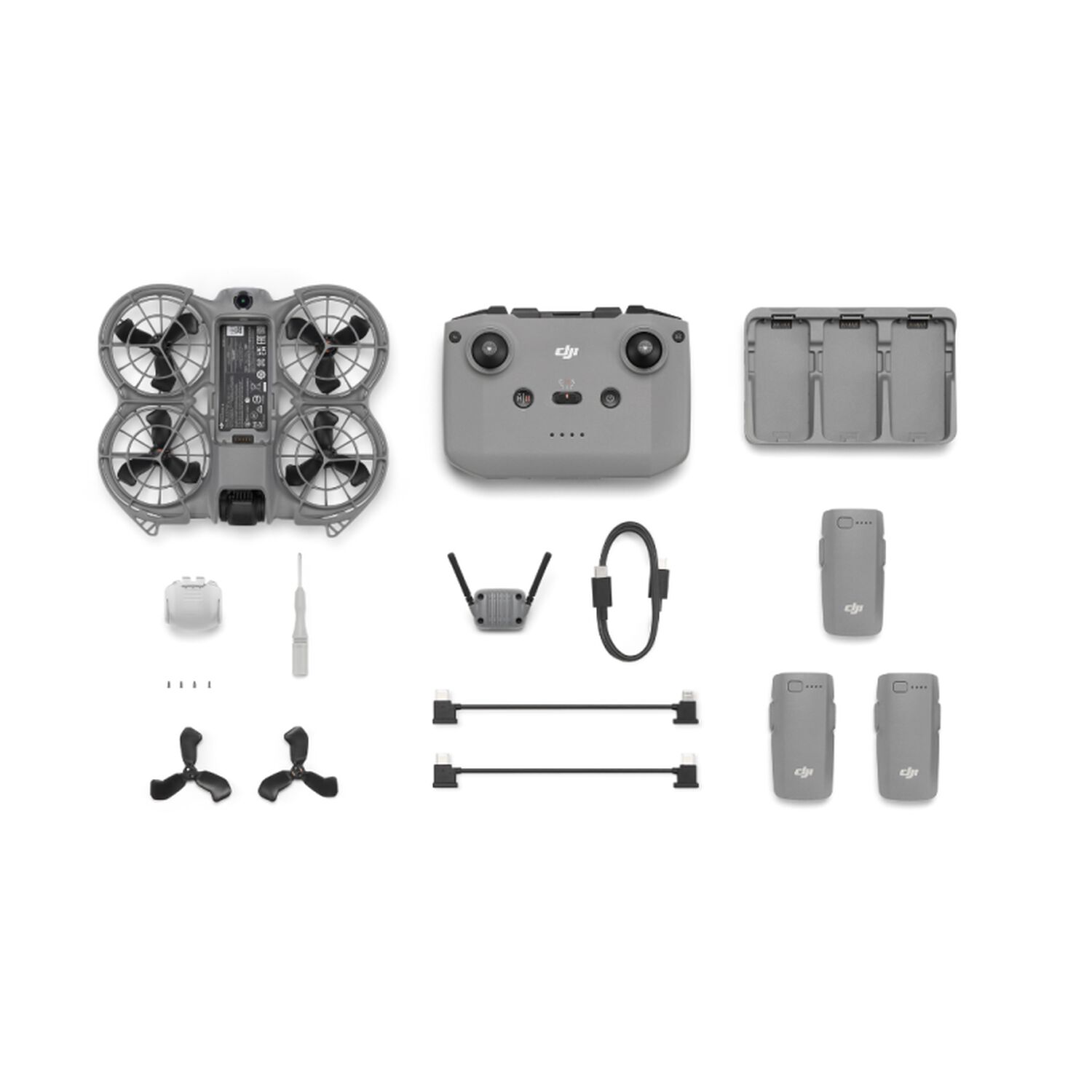 Dji Drone Neo 2 Fly More Combo, 12 Megapixel, 19 Min, Gris image number 3.0