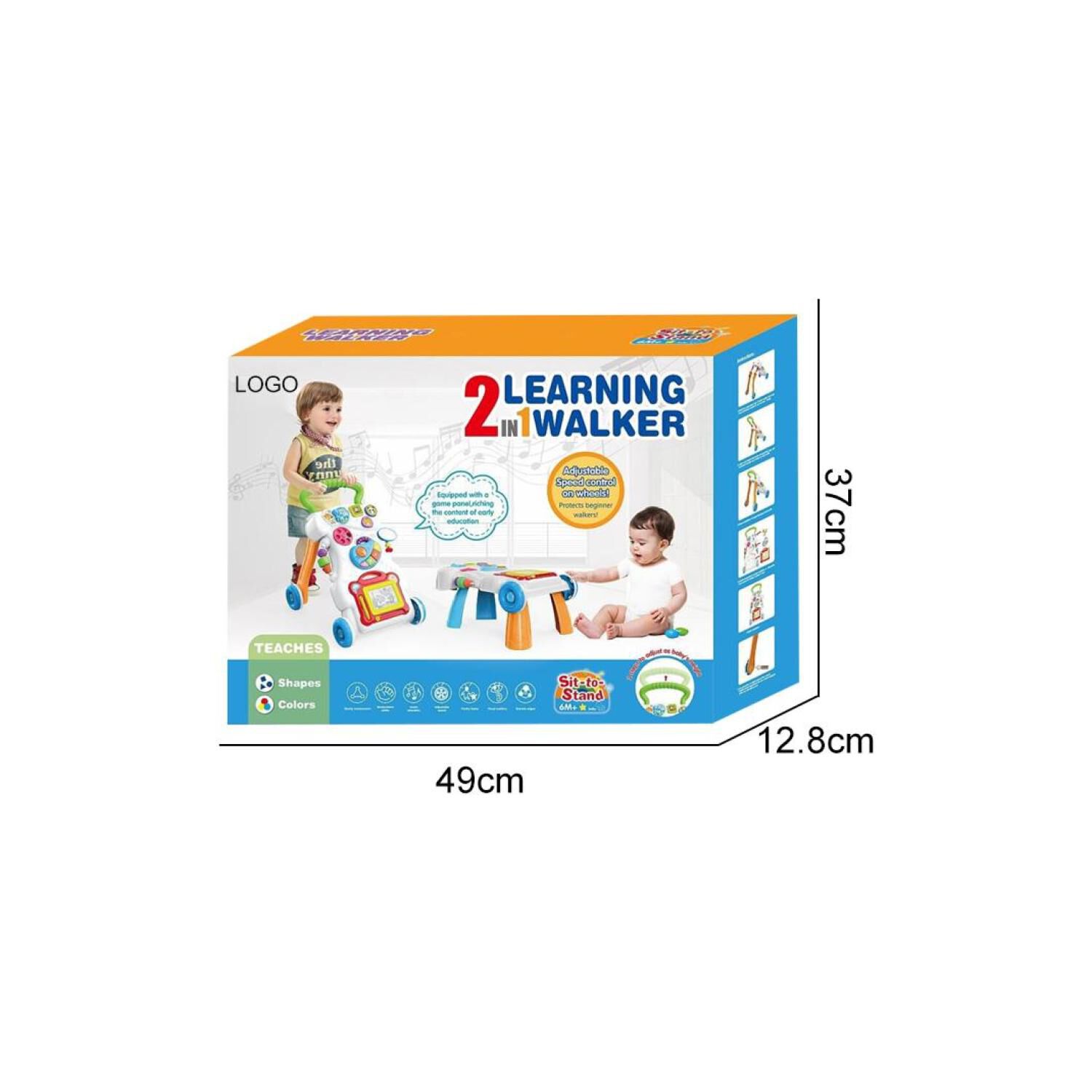 Juguete Andador Didactico 2 En 1 Mesa De Juegos Sonidos Infantil image number 5.0