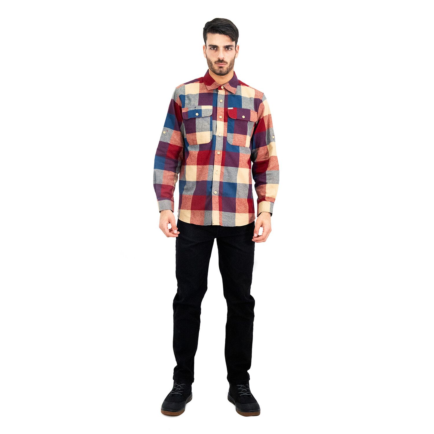 Camisa Quebec Roble Beige image number 4.0