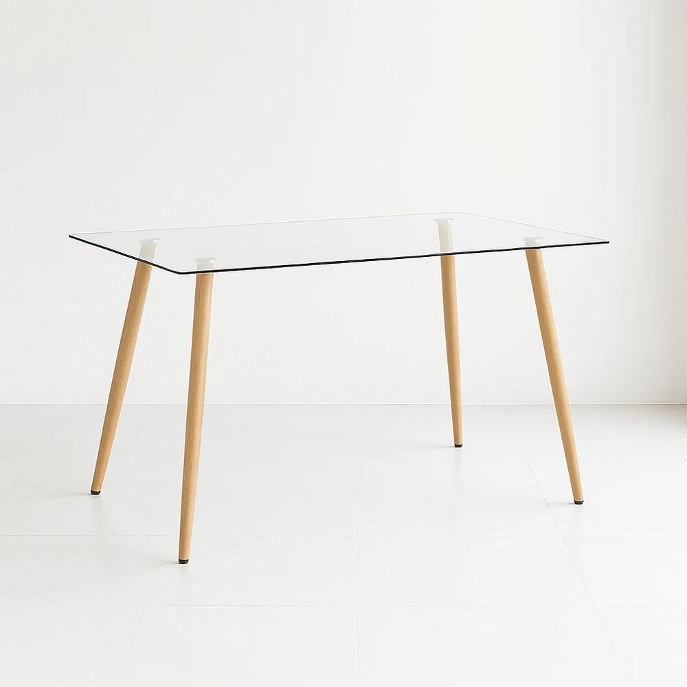 Mesa De Comedor Vidrio Rectangular 120x80 image number 1.0