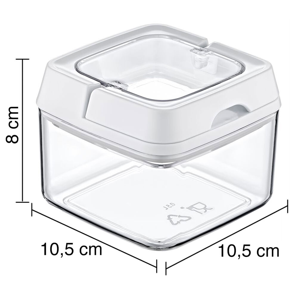 Canister Contenedor Hermético 0,5lt Lock Crystal image number 2.0