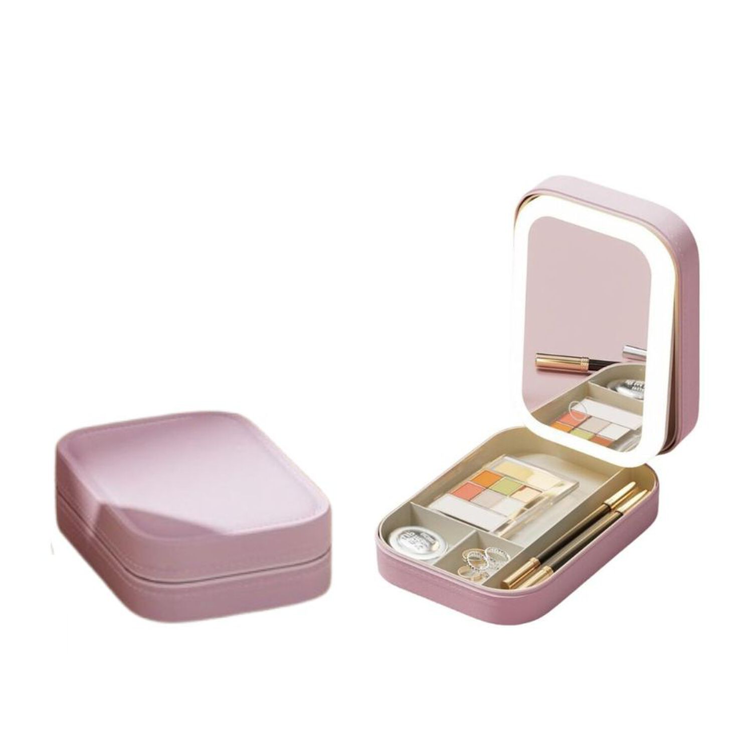 Mini Estuche De Maquillaje Con Luz Led F&aacute;cil Transportar image number 1.0