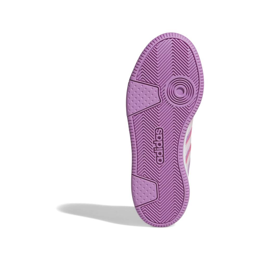 Zapatilla Urbana Unisex Adidas Hoops Classic J image number 5.0