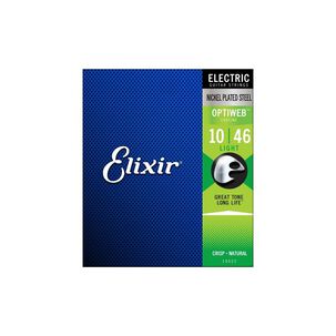 Cuerdas Para Guitarra El&eacute;ctrica Elixir Optiweb Light 10-46