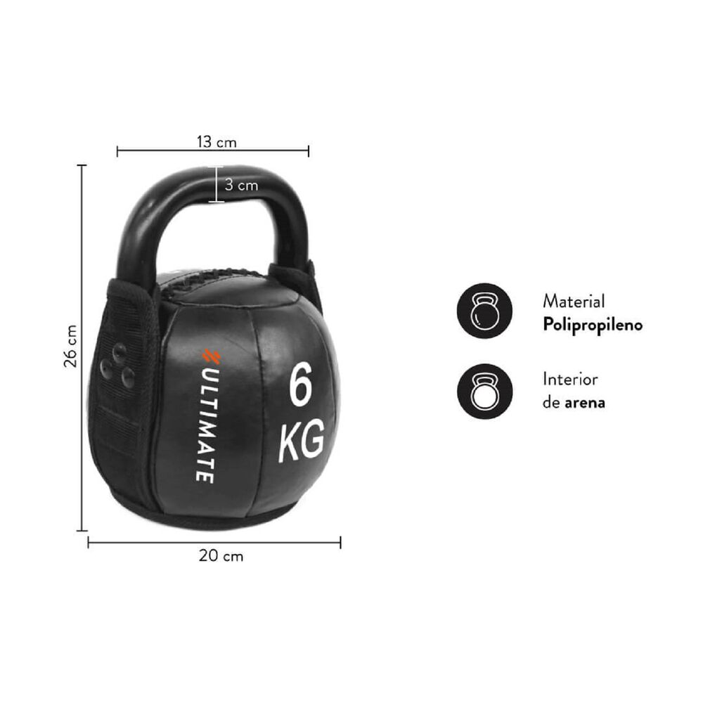 Kettlebell Soft Pro 6 Kg image number 1.0