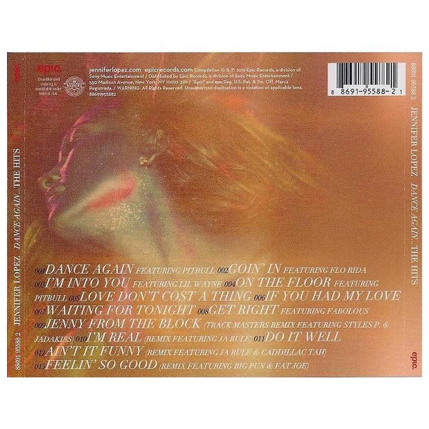 Jennifer Lopez - Dance Again: The Hits | Cd image number 1.0