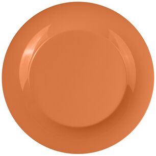 Set De 3 Plato Melamina Naranjo 30 Cm