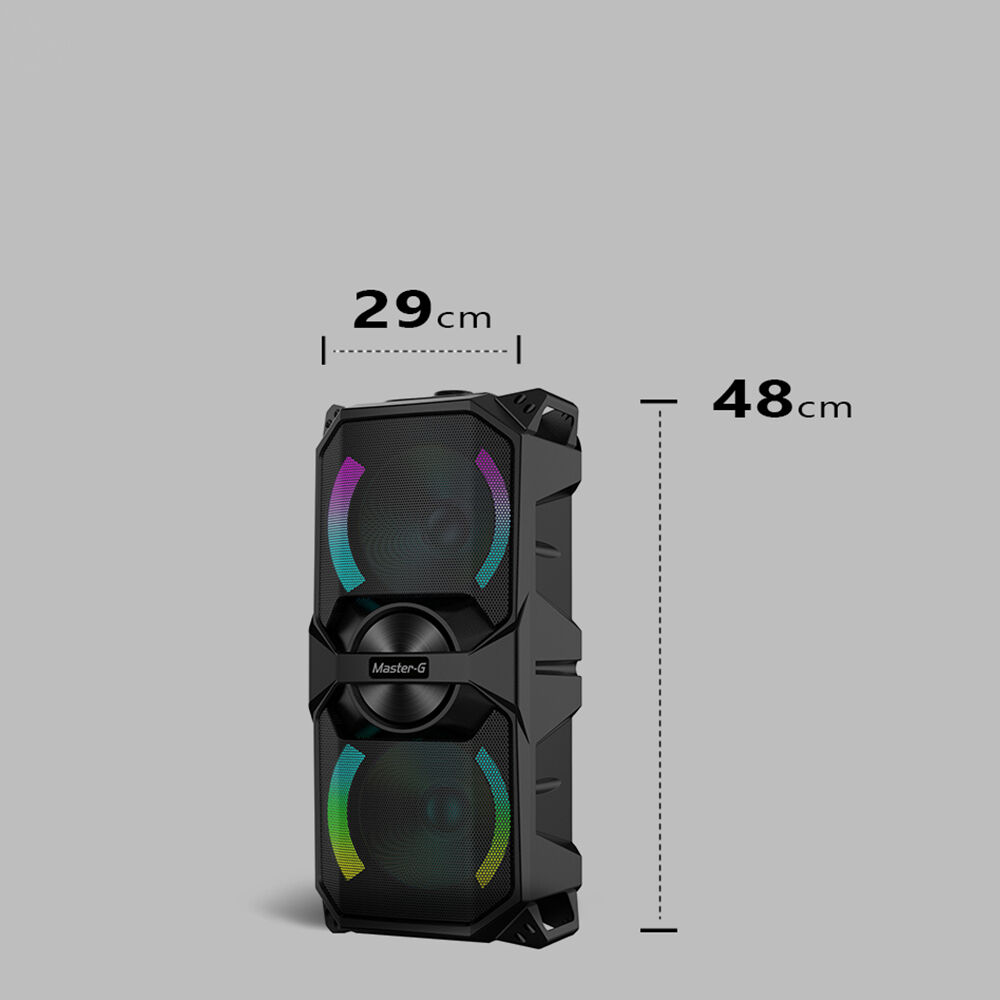Parlante Karaoke Bluetooth Luxor 6,5” X2 Con Micrófono image number 3.0