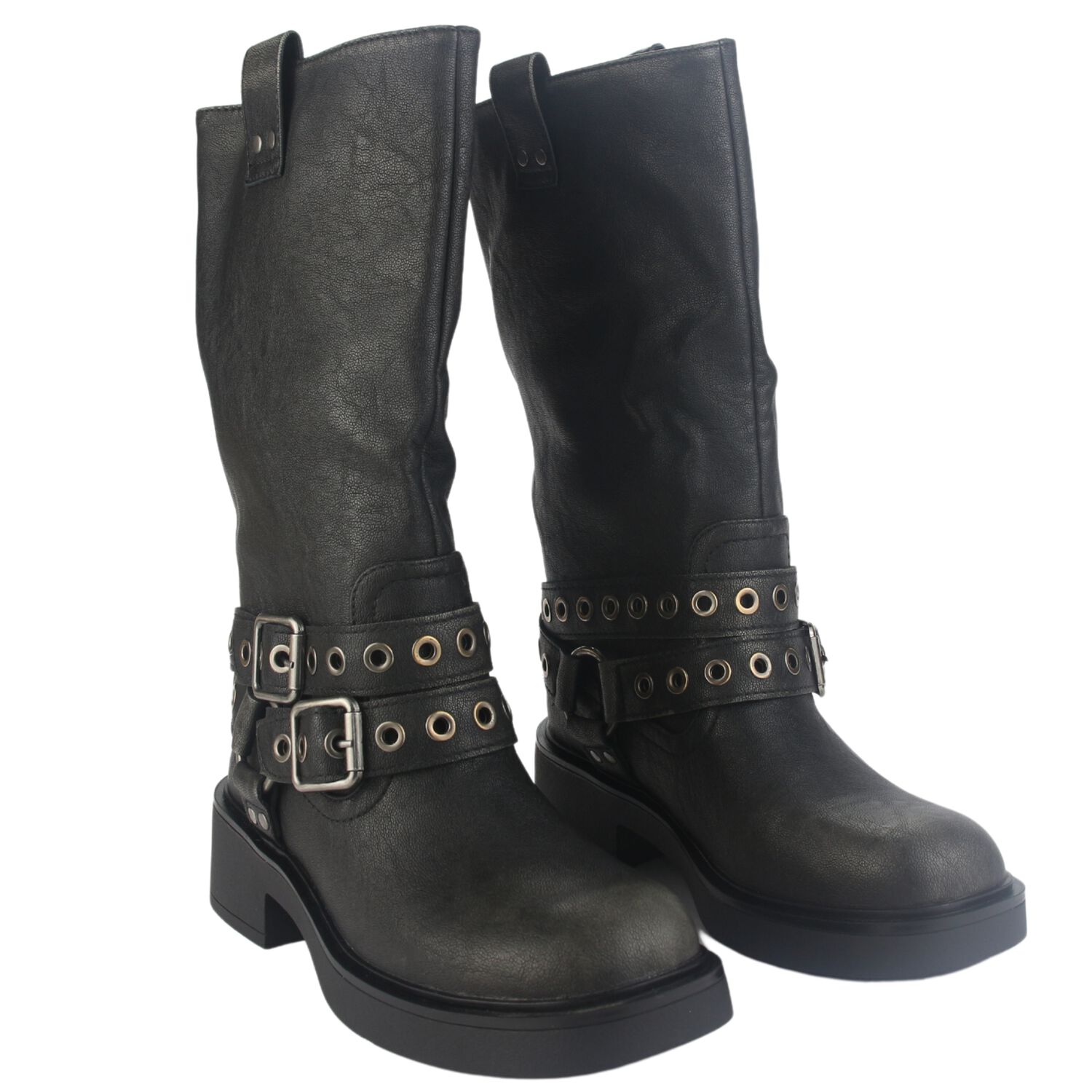 Botin Chalada Mujer Biker-6 Negro Casual image number 4.0