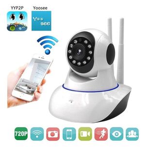 Cámara Ip 360 Hd Wifi Detección Movimiento Visión Nocturna