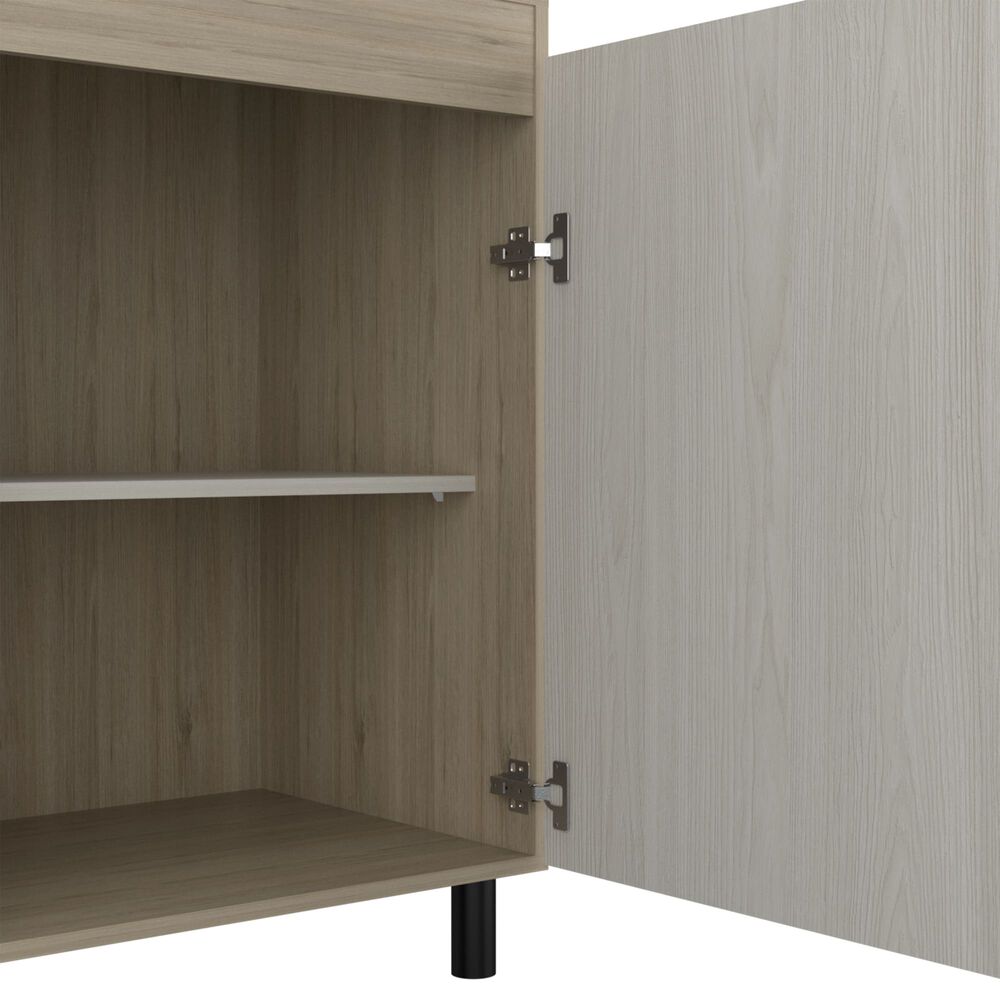 Mueble Microondas 2 Puertas 3 Repisas Fm-006e Beige image number 5.0