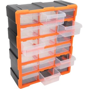 Organizador Con Separación 18 Bins Transparentes - Toolmax