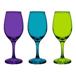 Set De Copas Cristar Rioja Full Color / 6 Piezas / 386 Cc