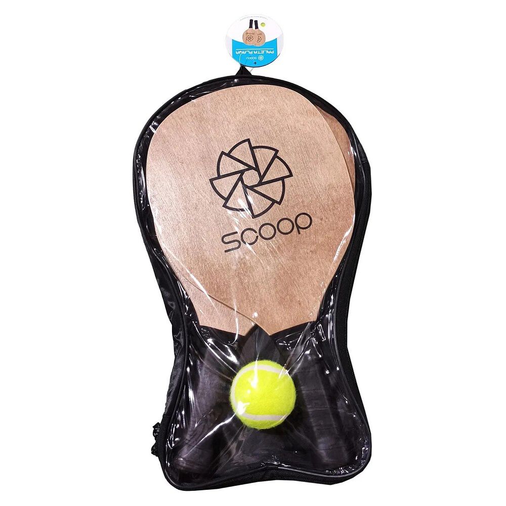 Set De Paletas De Playa Scoop De Madera Unisex image number 3.0