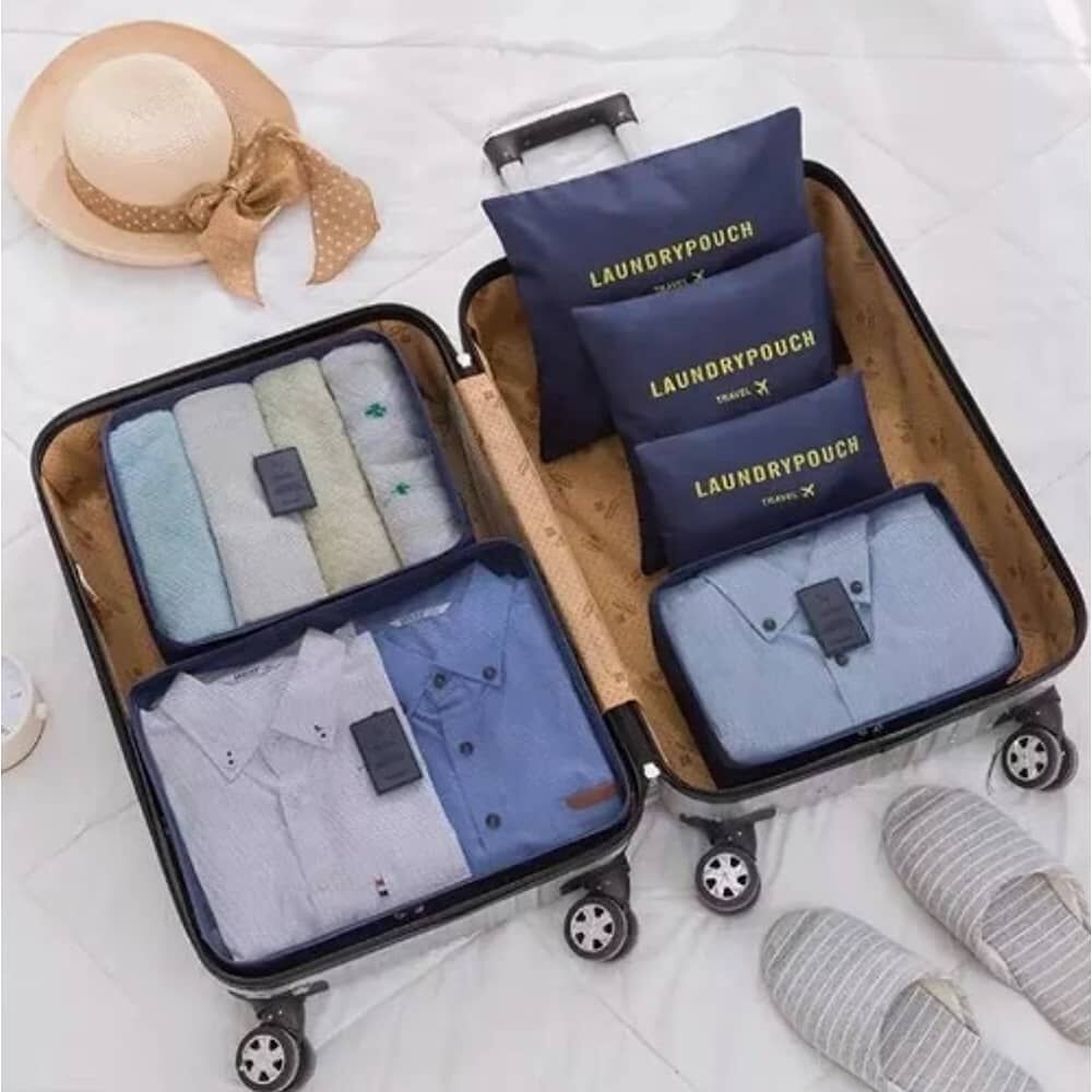 Organizador Set De 6 Bolsa De Almacenamiento Para Maletas image number 0.0