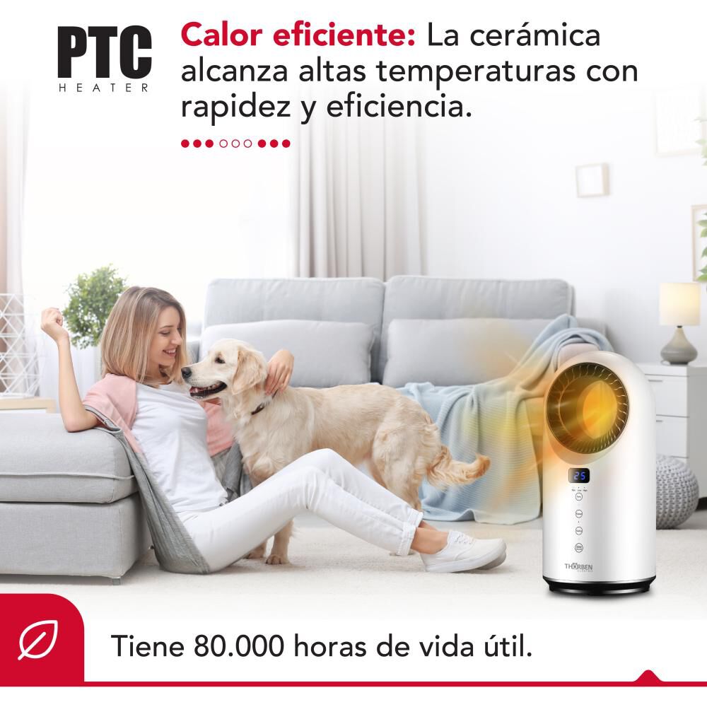 Calefactor  Ventilador Thorben Sin Aspas Thor Cylope 2 en 1 image number 2.0