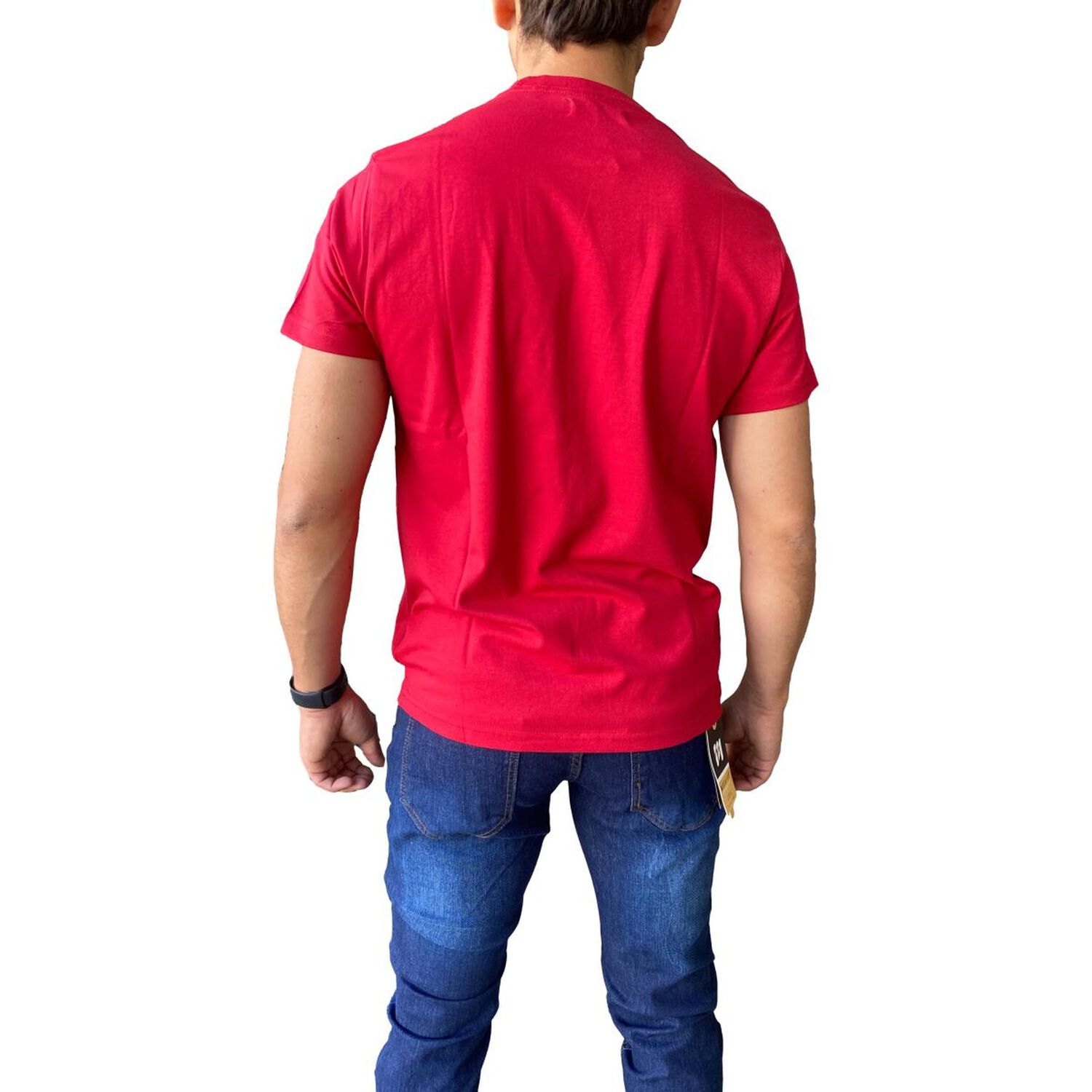 Polera Algod&oacute;n Rojo Hombre image number 1.0