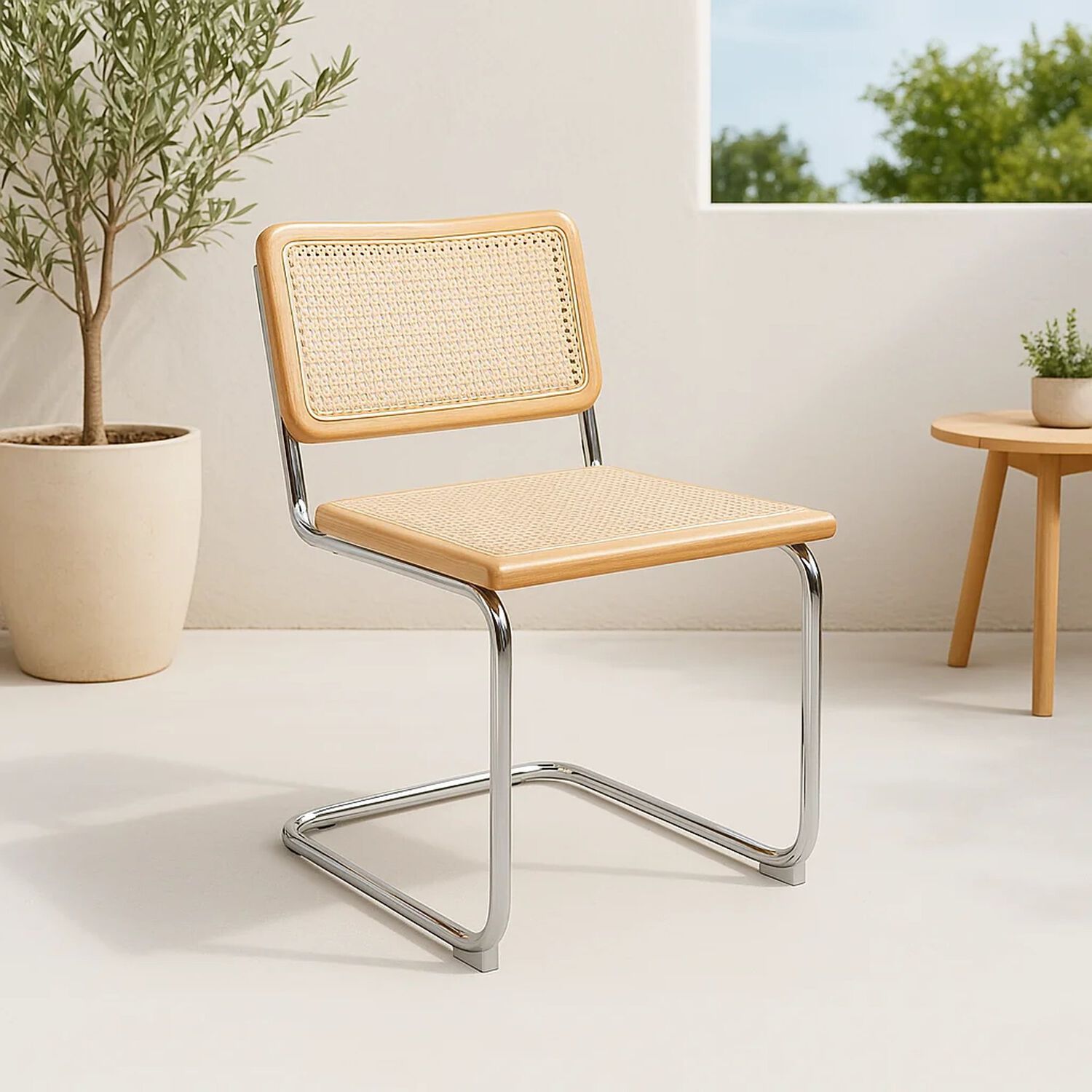 Silla Breuer Madera Y Rattan - Madera image number 1.0