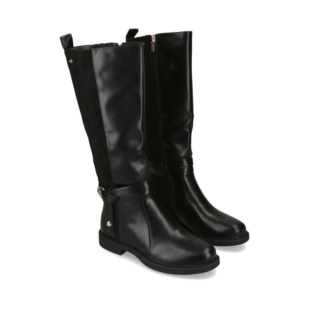 Bota Mujer Via Uno Black image number 1.0