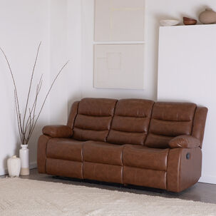 Sof&aacute; 3 Cuerpos Reclinable Moderno Roma Km060s