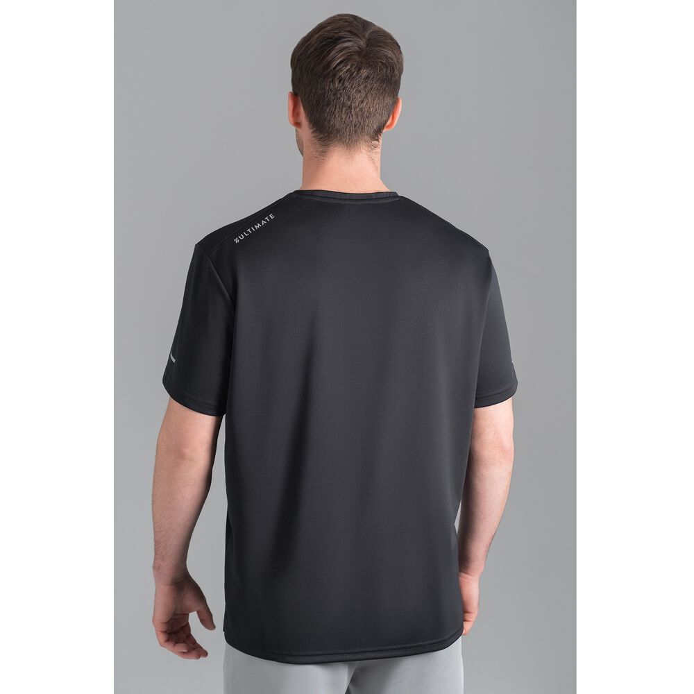 Ultimate Polera Mc Sport Hombre Onyx - M image number 1.0