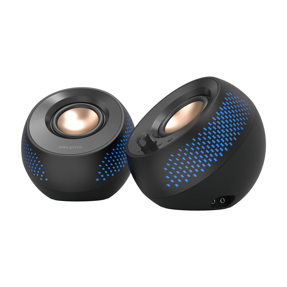Parlante Creative Pebble X Mf1715 Negro Led image number 0.0