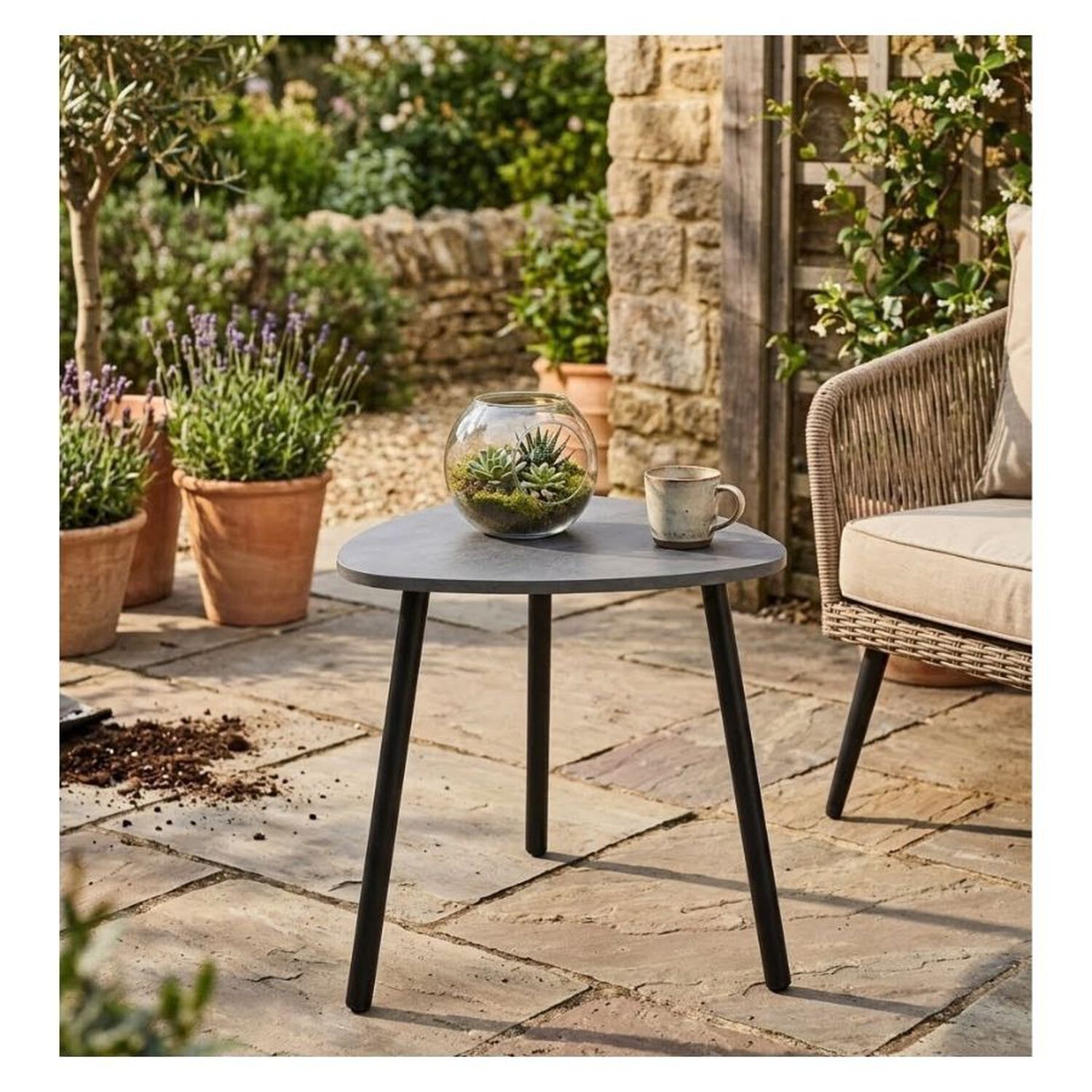Set 3 Mesas Nido Centro Porcelanato Gris image number 2.0