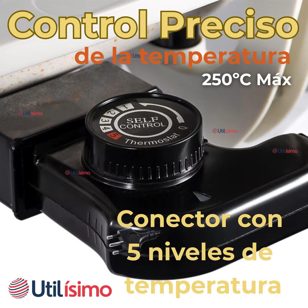 Sartén Eléctrico Multifuncional Antiadherente 1350w De Potencia image number 7.0