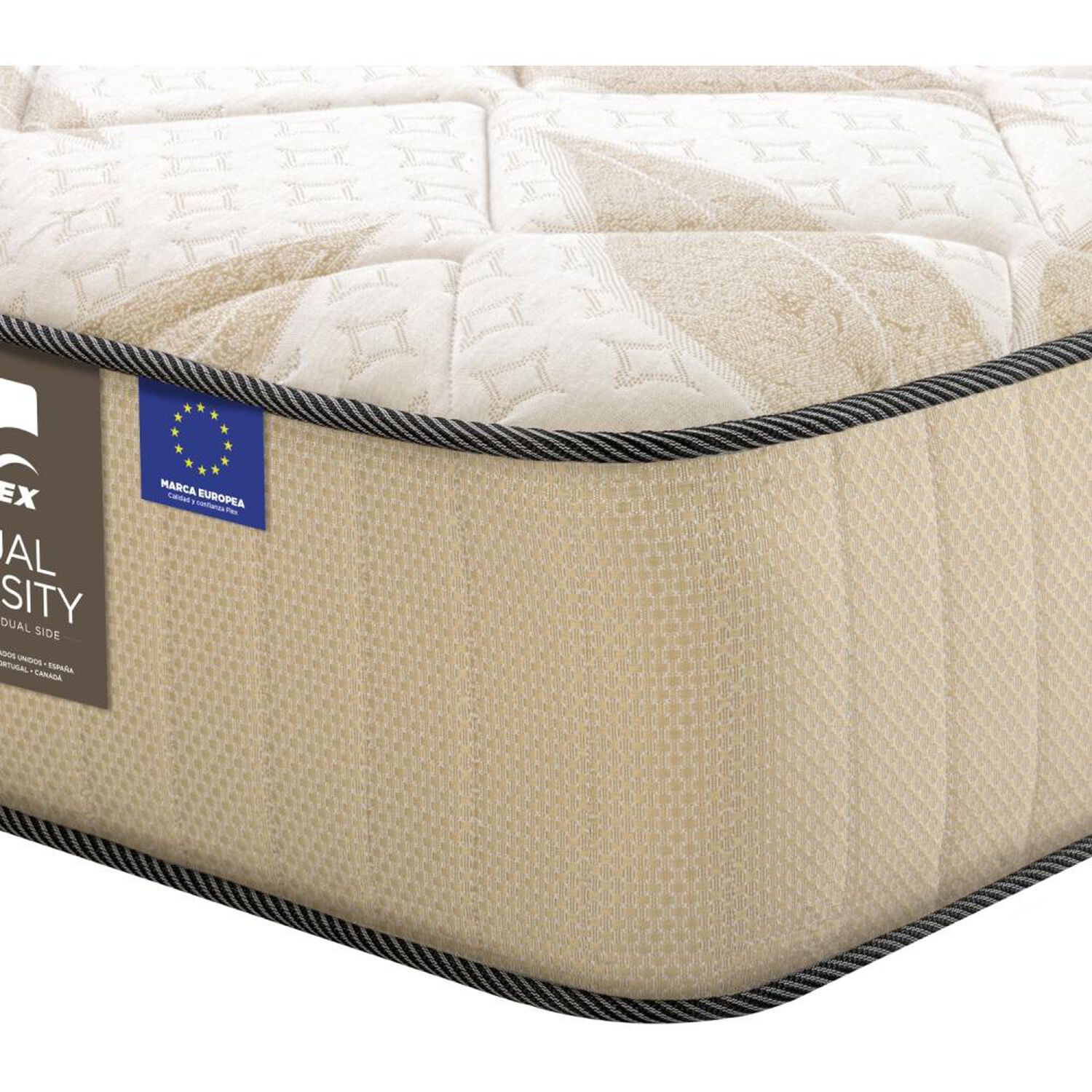 Cama Europea Flex Dual Sensity / 2 Plazas / Base Normal image number 2.0