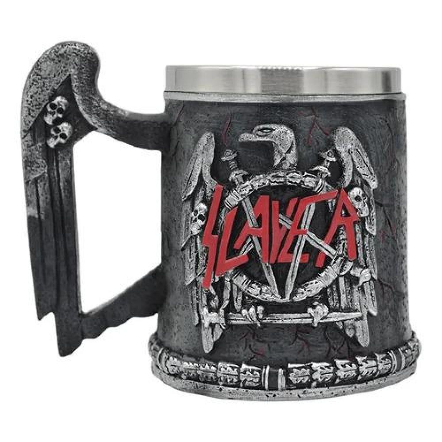 Taz&oacute;n Taza 3d Resina Rock Grupo Slayer - Eagle Logo image number 2.0