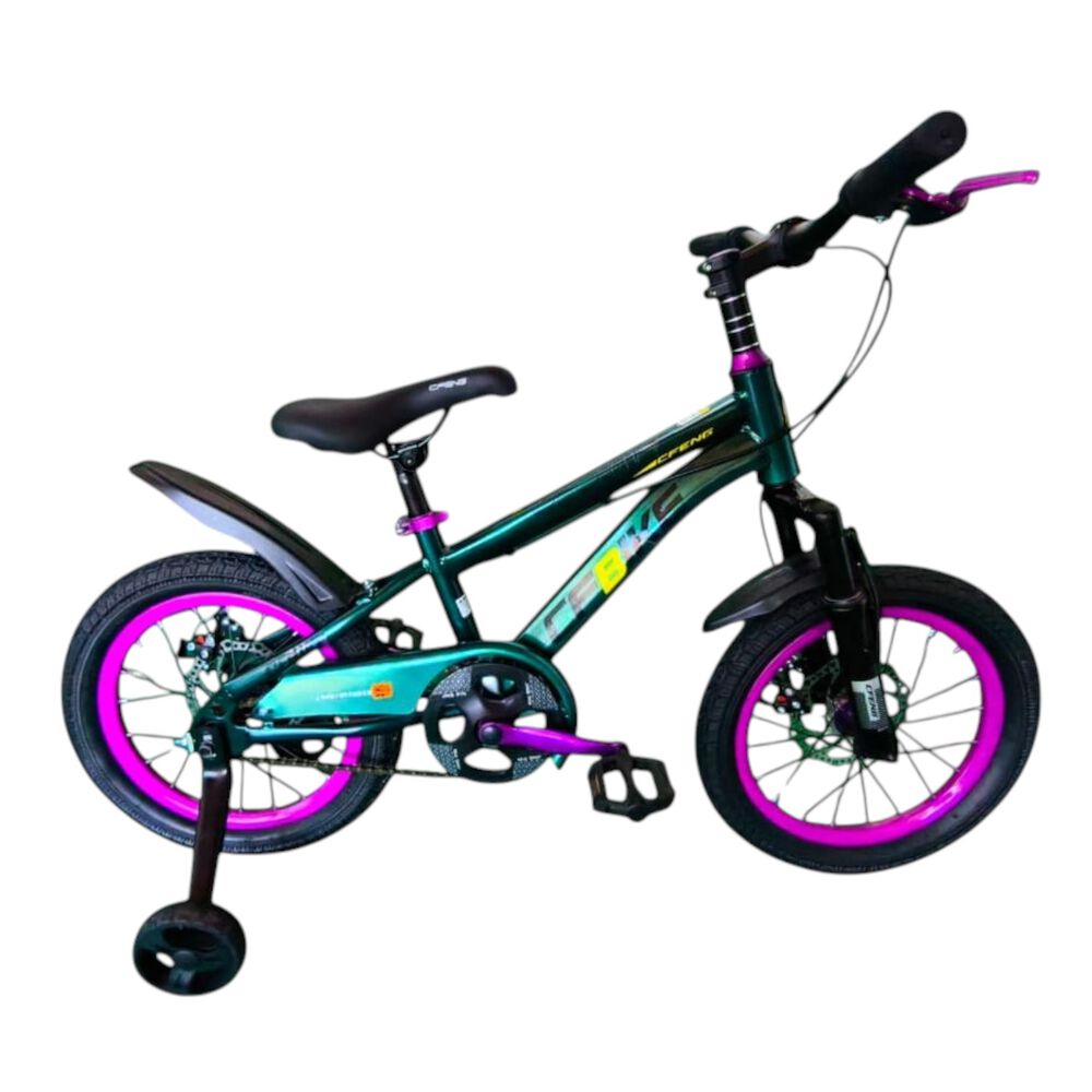 Bicicleta Aro 16 Cfbike Cfeng Con Freno Disco Verde image number 0.0