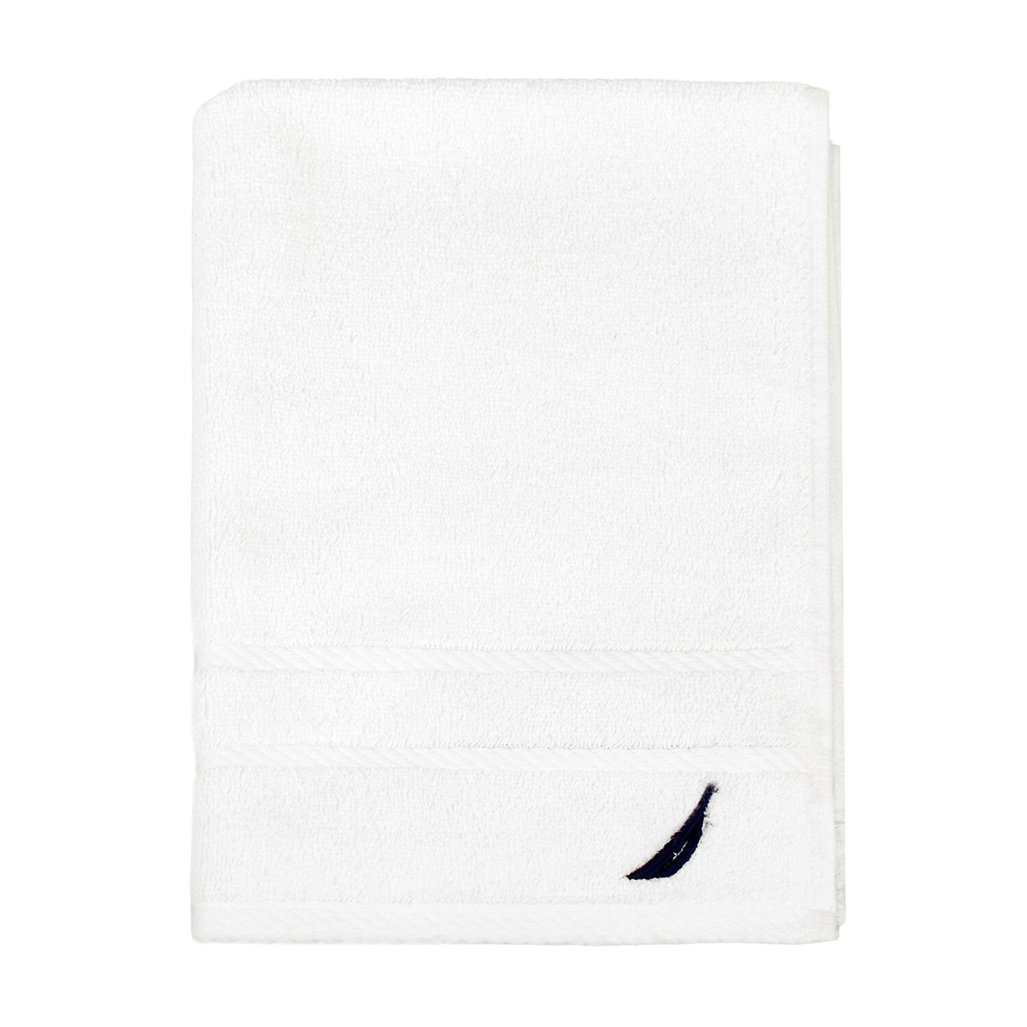 Toalla De Mano Nautica Signature Premium 100% Algod&oacute;n Blanca image number 4.0
