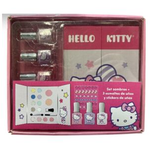 Set Maquillaje Hello Kitty Paleta + Esmalte