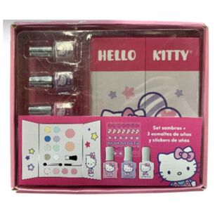 Set Maquillaje Hello Kitty Paleta + Esmalte