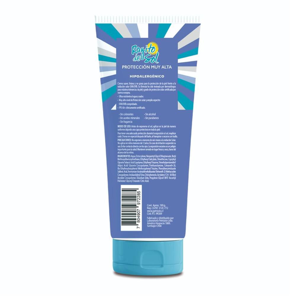 Crema Protectora Rayito De Sol Ozono Sport Fps 50+ 190 Gr image number 1.0