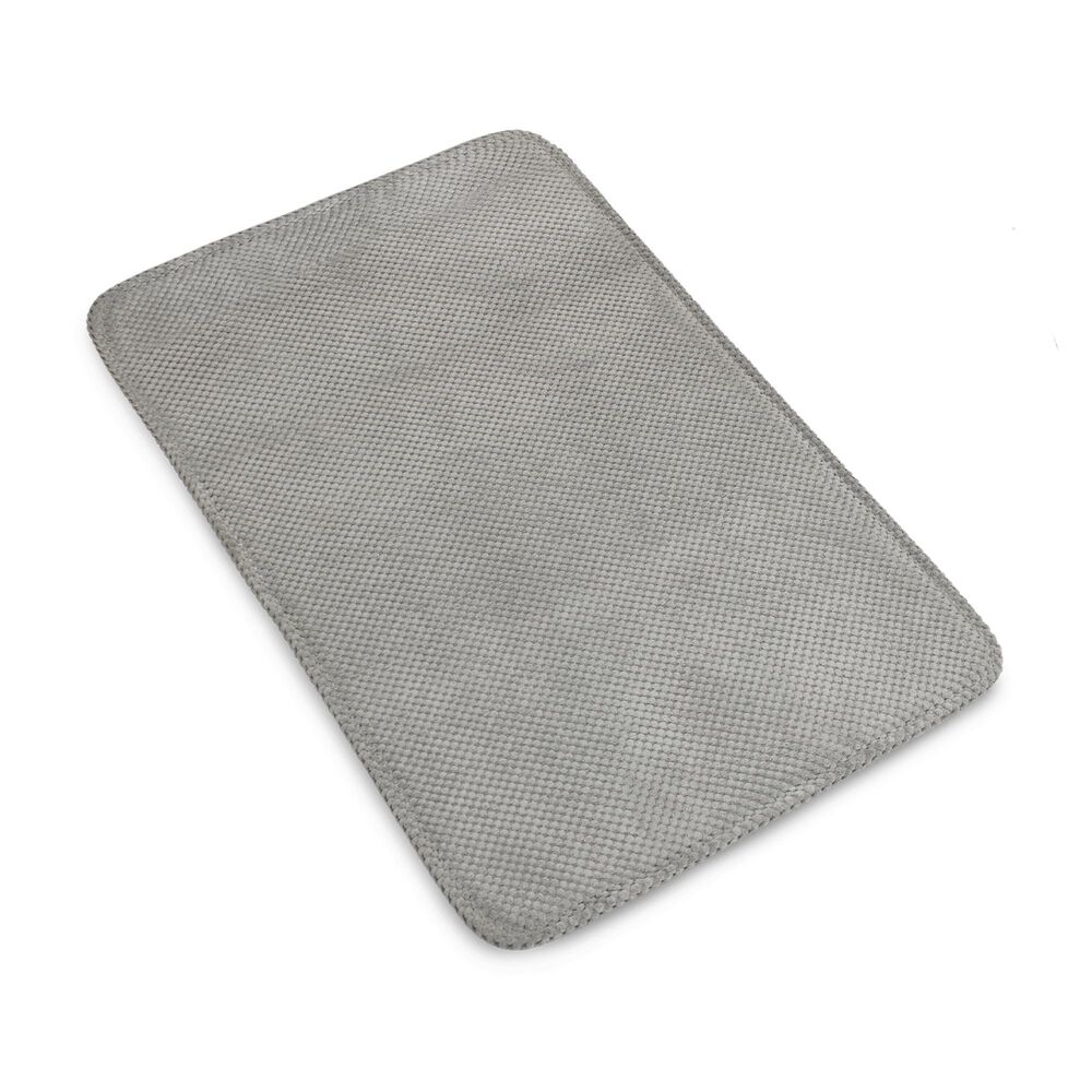 Alfombra De Ba&ntilde;o Nautica Home Popcorn 50x80cm Gris Claro image number 1.0