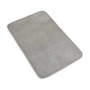 Alfombra De Ba&ntilde;o Nautica Home Popcorn 50x80cm Gris Claro