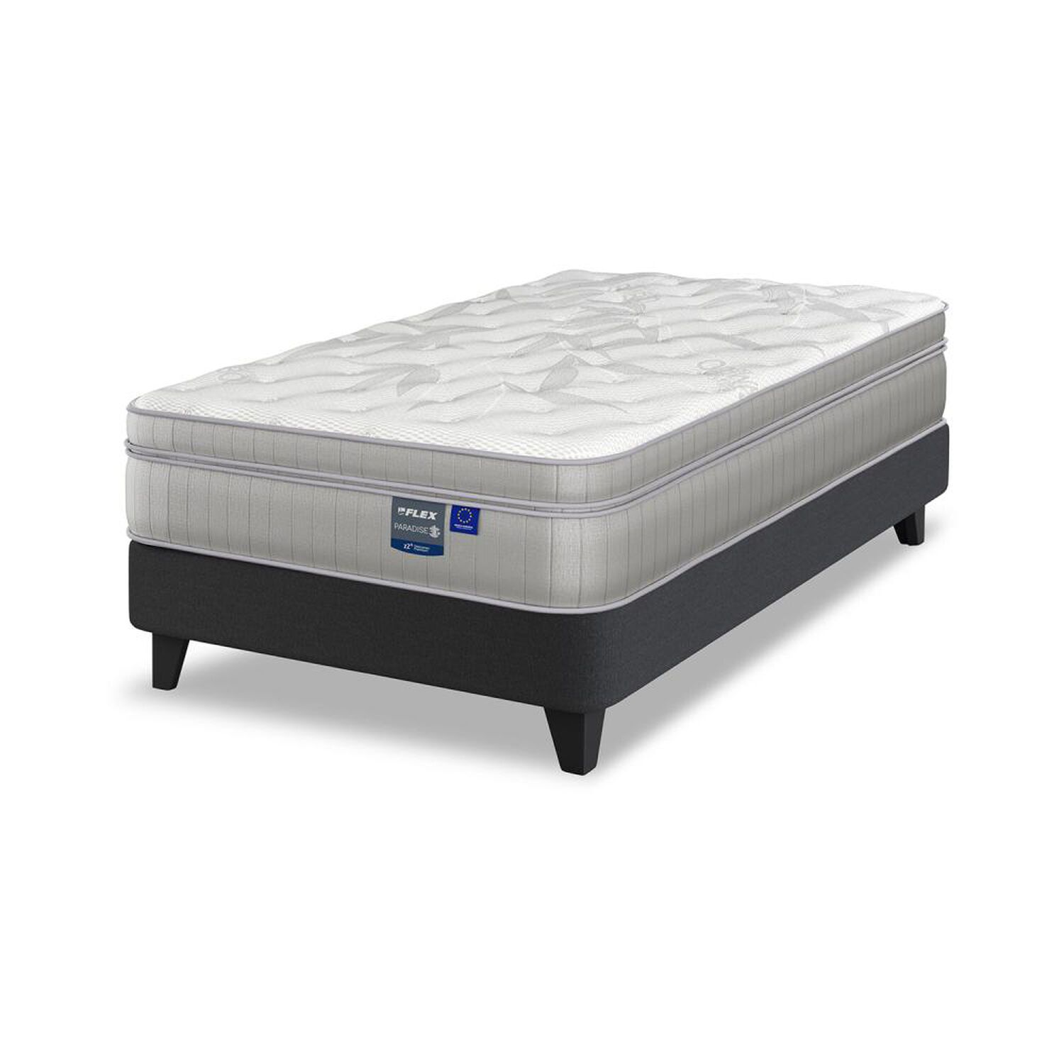 Cama Europea Flex Paradise / 1.5 Plazas / Base Normal image number 0.0