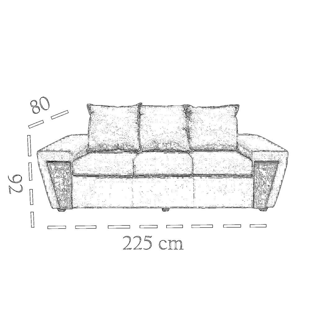 Juego De Living Ruzam Creta / 5 Cuerpos image number 1.0