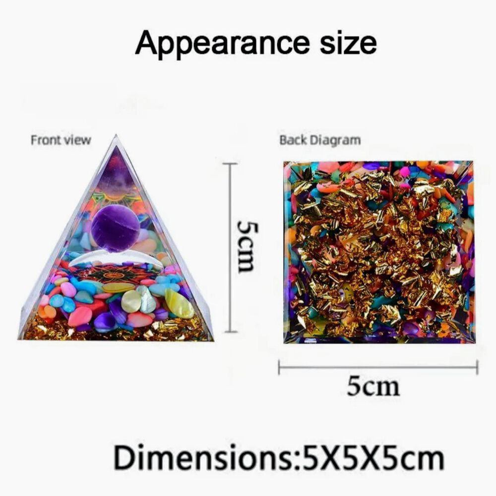 Pir&aacute;mide 7 Chakras De Org&oacute;n image number 2.0