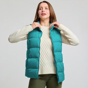 Parka Regular Sin Mangas Cuello Alto Mujer Geeps