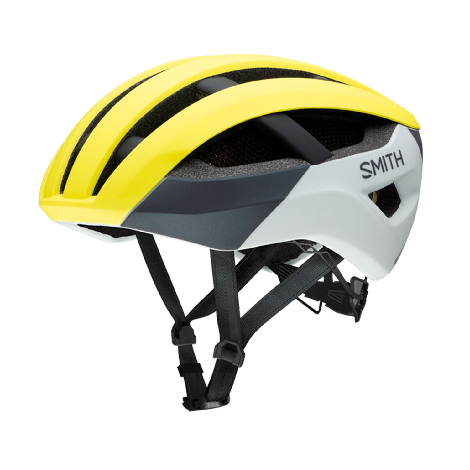 Casco Smith Network Mips Matte Neon Amarillo L image number 0.0