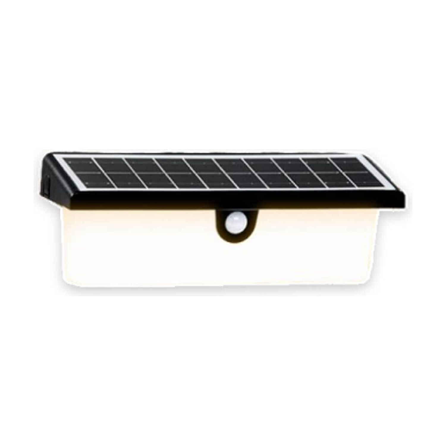 Aplique Solar Rectangular Contra Agua Con Sensor De Movimiento image number 0.0