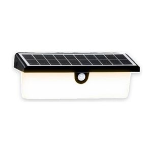 Aplique Solar Rectangular Contra Agua Con Sensor De Movimiento