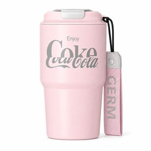 Vaso T&eacute;rmico Mug Germ Inox Coca-cola 590ml Pink Edition