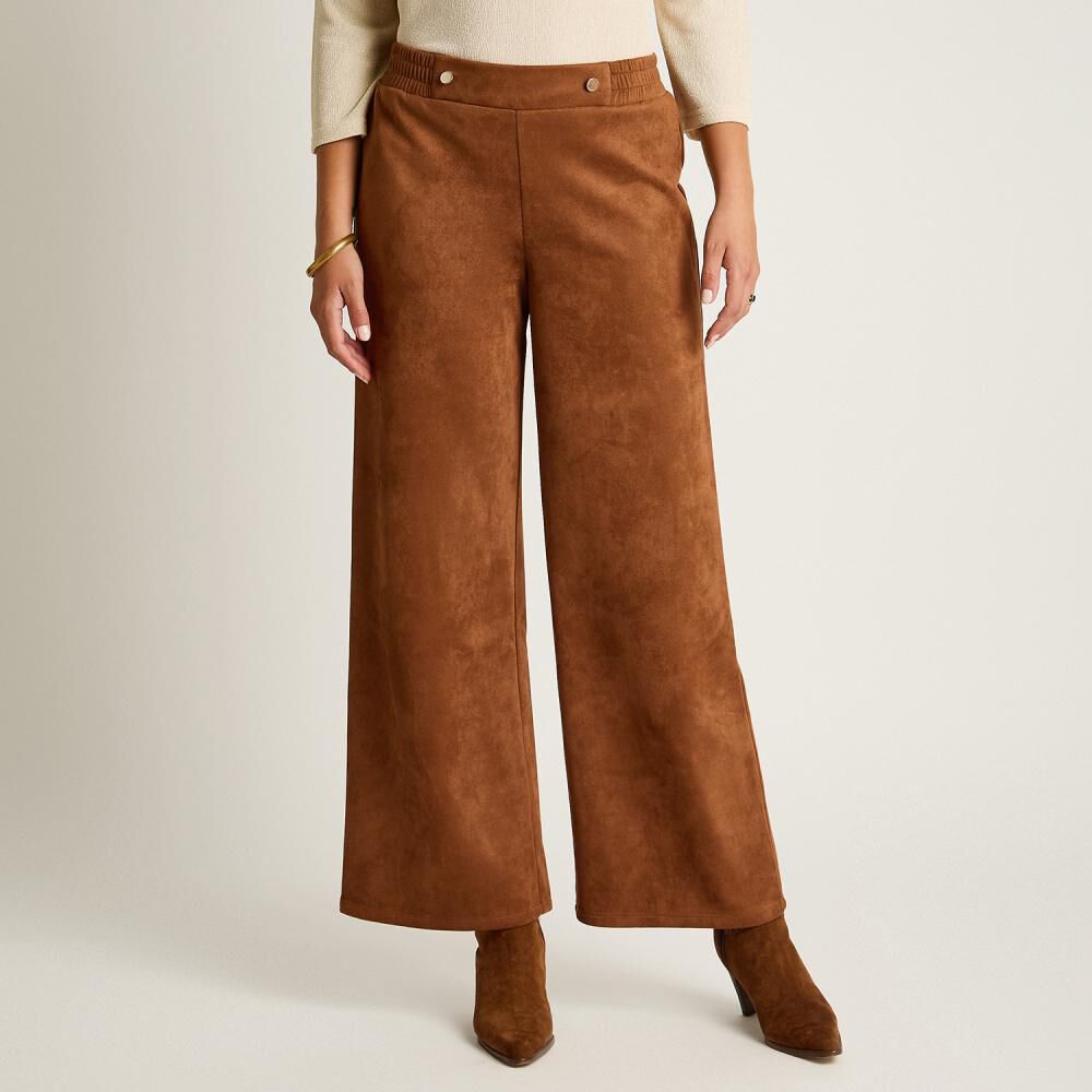 Pantal&oacute;n Tiro Medio Straight Mujer Lorenzo Di Pontti image number 0.0